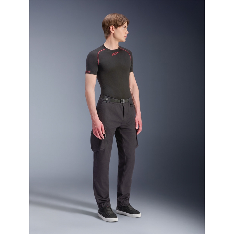 Spodnie motocyklowe Alpinestars Flex-AST Cargo czarno-czarne