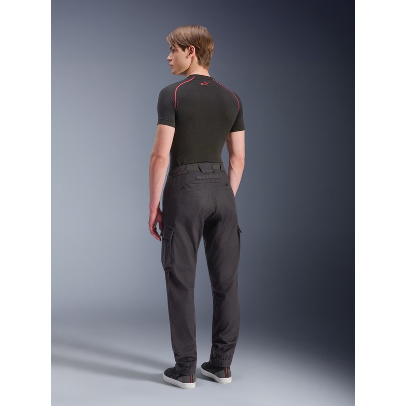 Spodnie motocyklowe Alpinestars Flex-AST Cargo czarno-czarne