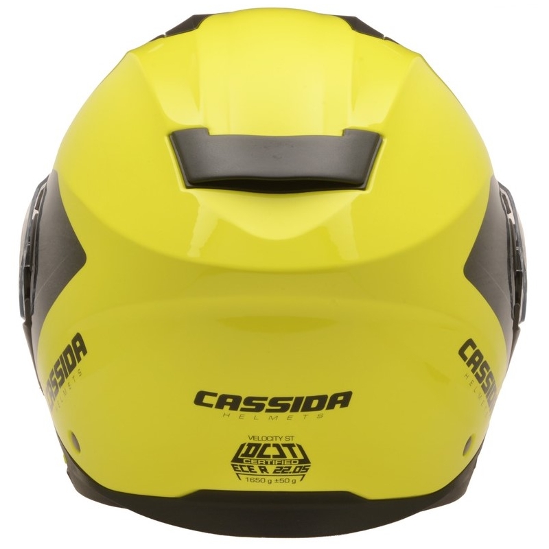 Szczękowy kask motocyklowy Cassida Velocity ST 2.1 czarno-fluo żółty