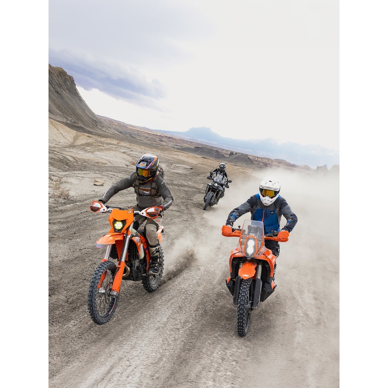 Koszulka motocrossowa Alpinestars Maxdura Dual ciemnoszaro-niebiesko-pomarańczowa