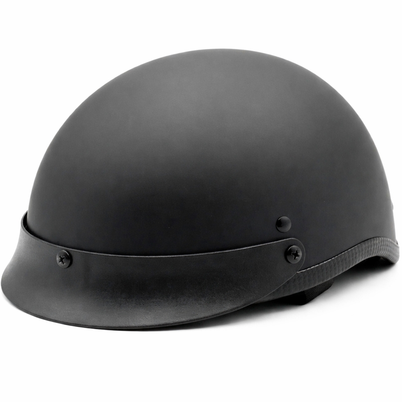 Kask otwarty MotoZem czarny