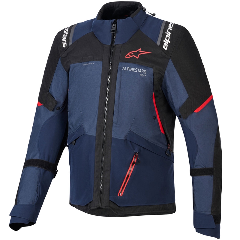 Kurtka motocyklowa Alpinestars Andes V4 Drystar w kolorze granatowo-niebiesko-czarnym