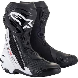 Buty motocyklowe Alpinestars Supertech R czarno-białe