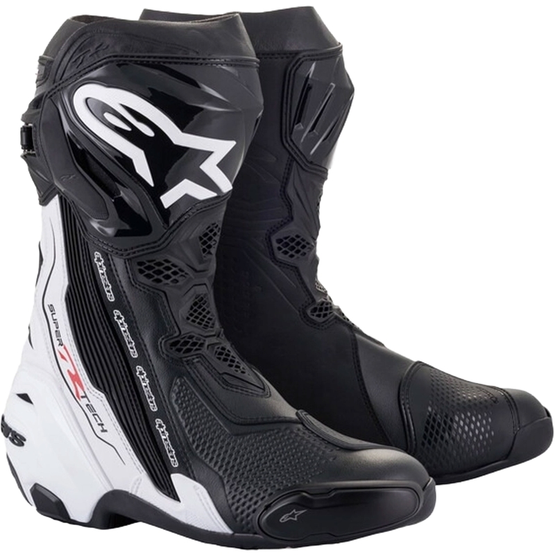 Buty motocyklowe Alpinestars Supertech R czarno-białe