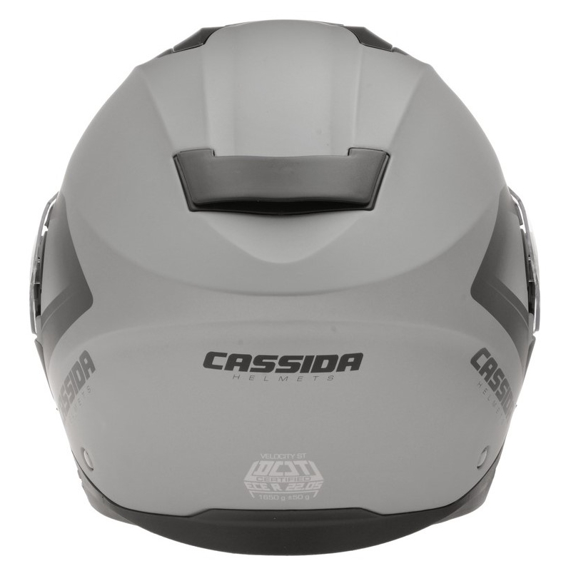 Szczękowy kask motocyklowy Cassida Velocity ST 2.1 czarno-srebrny
