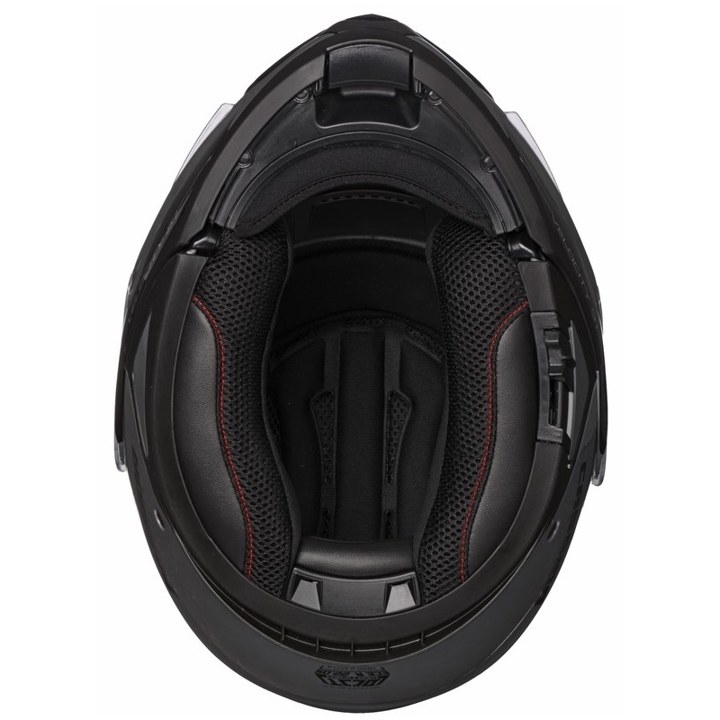 Szczękowy kask motocyklowy Cassida Velocity ST 2.1 czarno-srebrny
