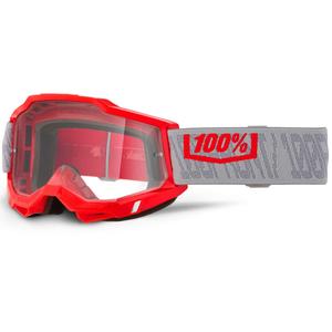 Okulary motocrossowe Gatorback 100% ACCURI 2 z przezroczystym pleksiglasem