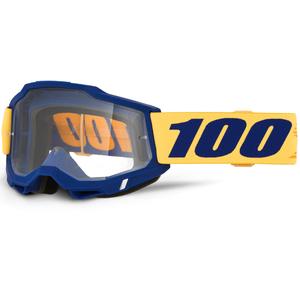 Gogle motocrossowe ACCURI 2 Desoto w 100% z przezroczystym pleksiglasem