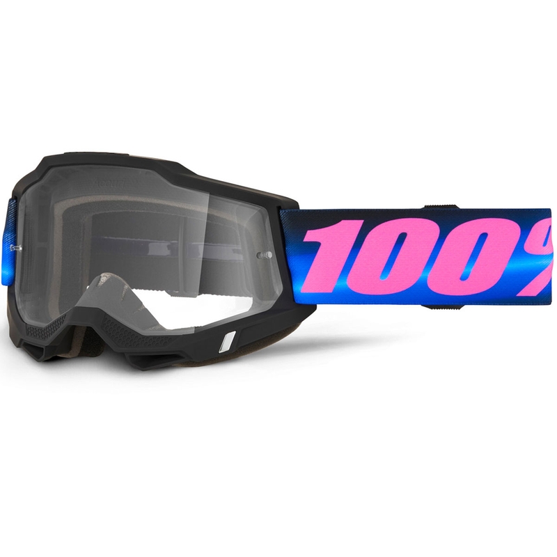 Gogle motocrossowe ACCURI 2 Superdome w 100% z przezroczystym pleksiglasem