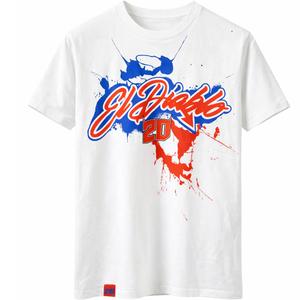 Koszulka Ducati Fabio Quartararo 20 Kolorowy wzór biały