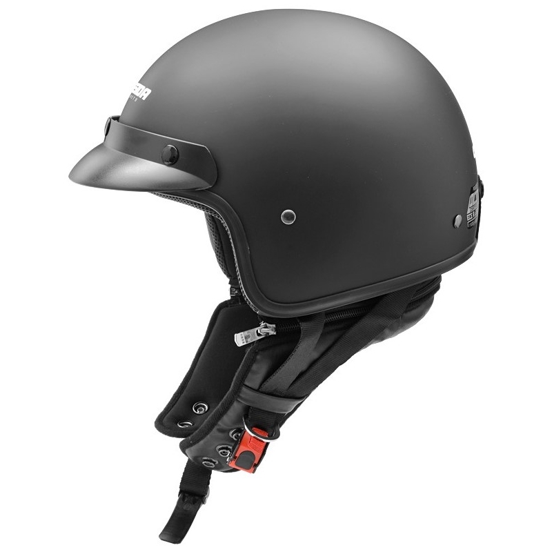 Otwarty kask motocyklowy Cassida Police czarny matowy