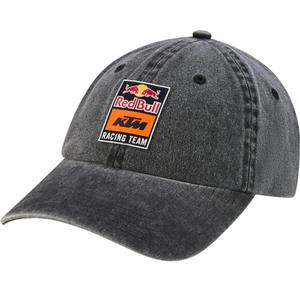 Czapka KTM Red Bull Racing Ride Cap, sprana na czarno