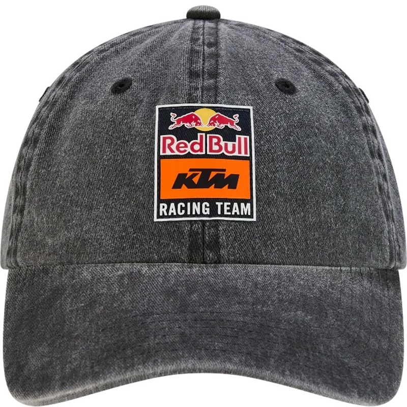 Czapka KTM Red Bull Racing Ride Cap, sprana na czarno
