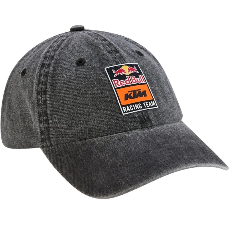 Czapka KTM Red Bull Racing Ride Cap, sprana na czarno