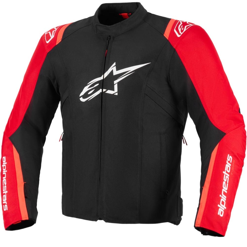 Kurtka motocyklowa wodoodporna Alpinestars T-SPS 2 czerwono-czarno-biała