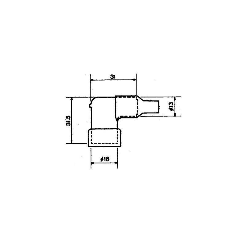 Spark plug cap NGK