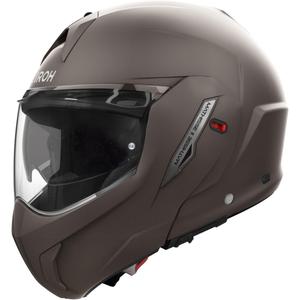 Kask motocyklowy Airoh Mathisse 2 Color z klapką, matowy brąz