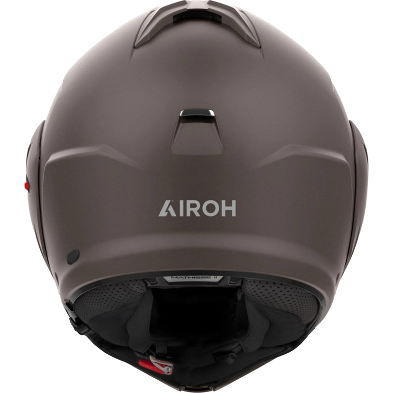 Kask motocyklowy Airoh Mathisse 2 Color z klapką, matowy brąz