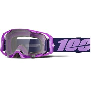Gogle motocrossowe 100% ARmatic Toyoto z przezroczystym pleksiglasem