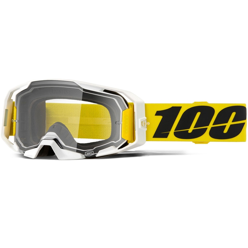 Gogle motocrossowe Valera 100% ARmatic z przezroczystym pleksiglasem