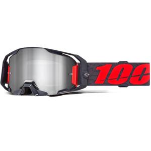 Okulary motocrossowe Toro 100% ARmatic ze srebrnym pleksiglasem