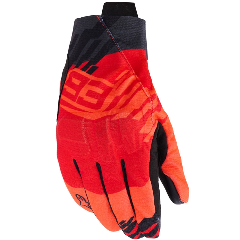 Rękawice motocyklowe Alpinestars Reef V2 MM93 Fluo Collection Red-Red-Black