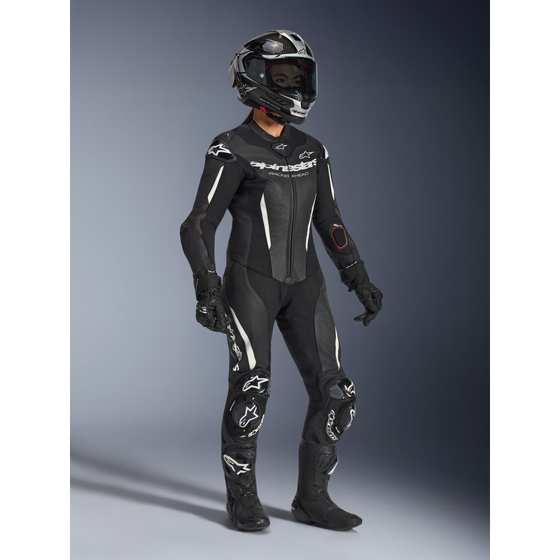 Jednoczęściowy skórzany kombinezon motocyklowy Alpinestars Stella GP-R7 damski, czarny