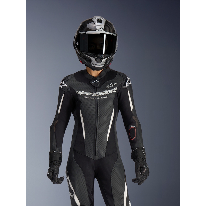 Jednoczęściowy skórzany kombinezon motocyklowy Alpinestars Stella GP-R7 damski, czarny