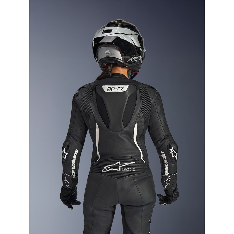Jednoczęściowy skórzany kombinezon motocyklowy Alpinestars Stella GP-R7 damski, czarny