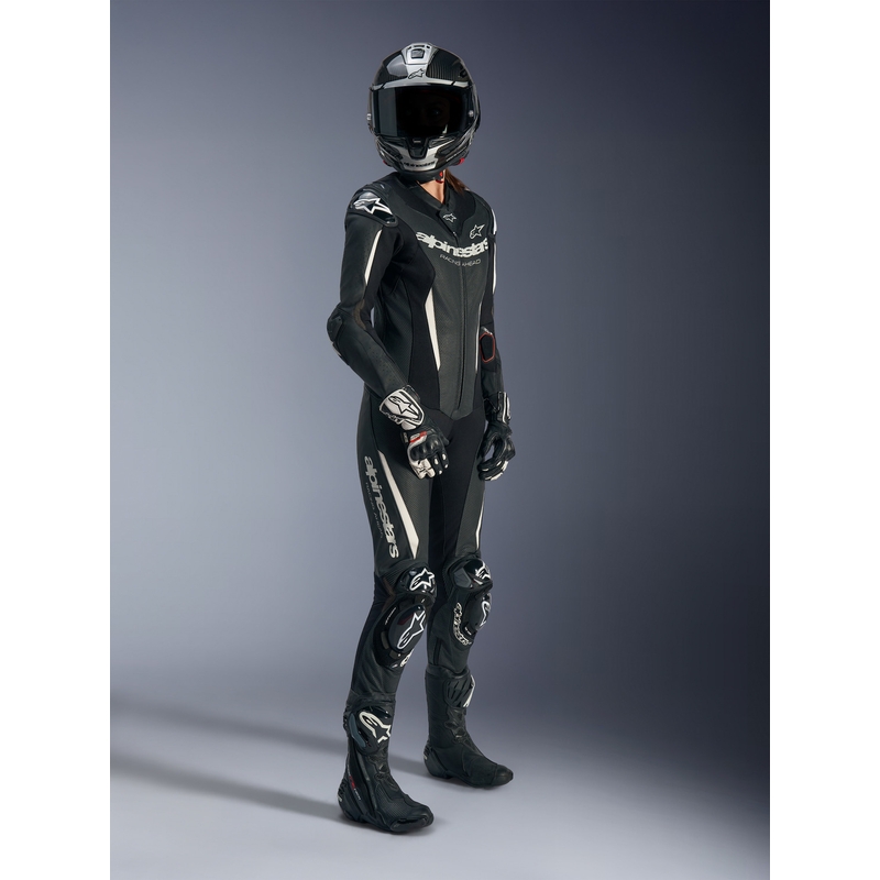Jednoczęściowy skórzany kombinezon motocyklowy Alpinestars Stella GP-R7 damski, czarny