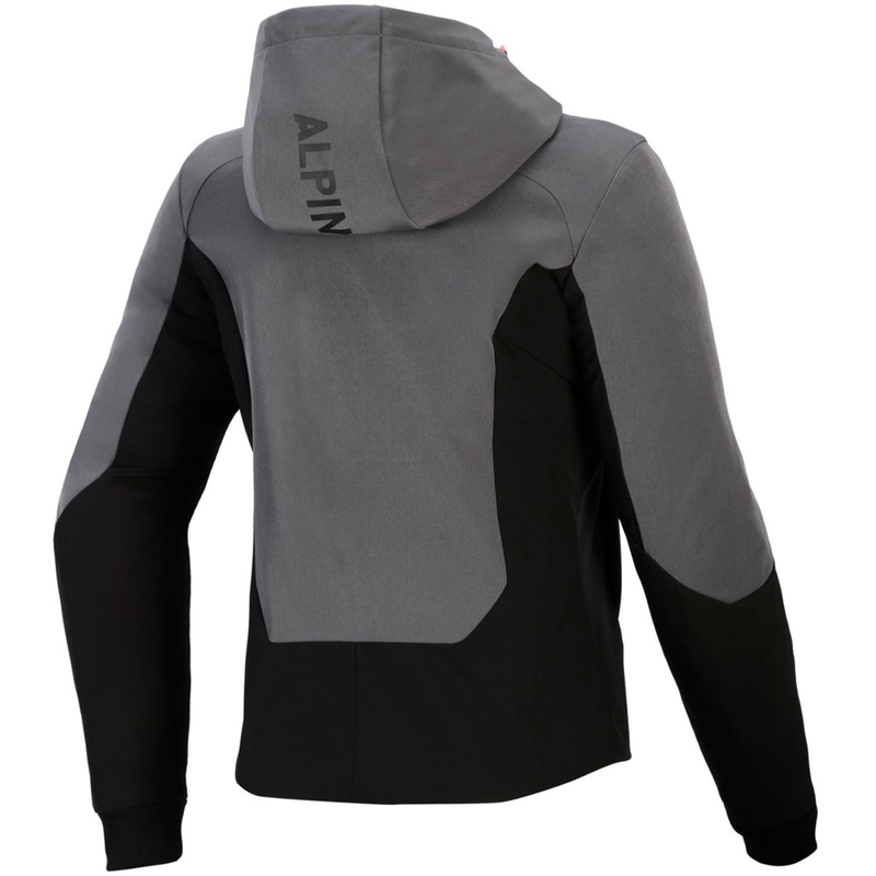 Kurtka motocyklowa damska Alpinestars Stella Radium Tech Hoodie w kolorze ciemnoszarym, czarnym i różowym