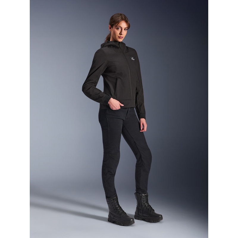 Kurtka motocyklowa Alpinestars Stella Radium Tech Hoodie damska czarna
