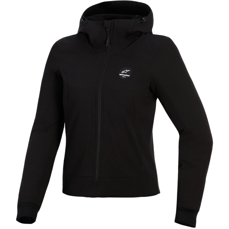 Kurtka motocyklowa Alpinestars Stella Radium Tech Hoodie damska czarna