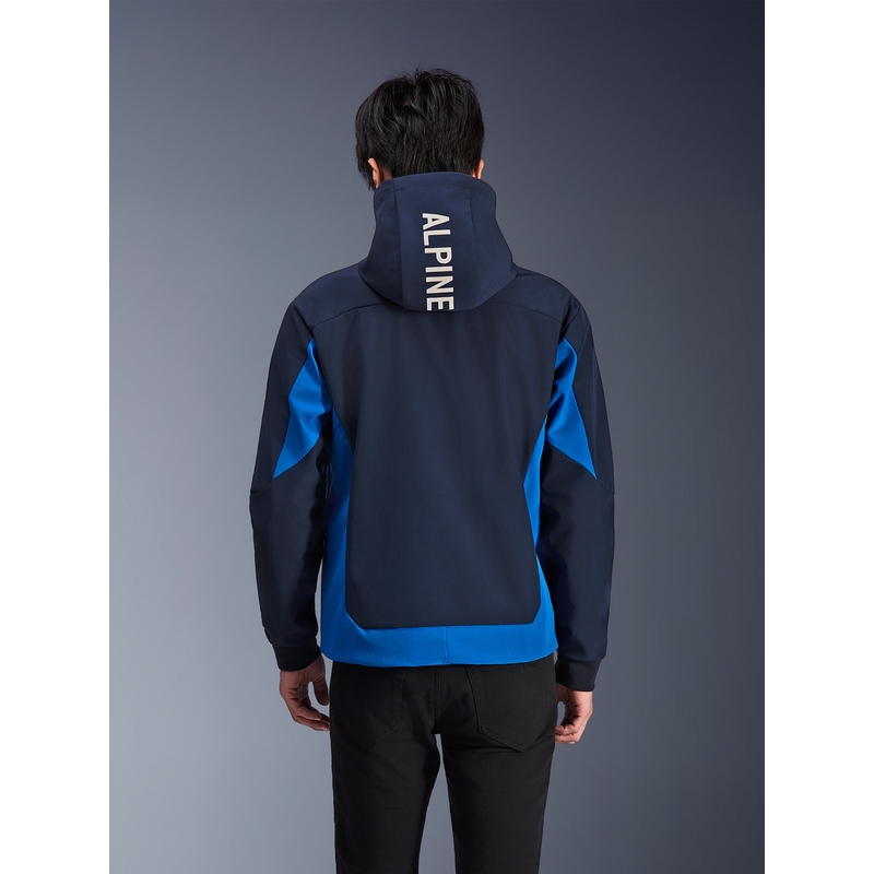 Bluza motocyklowa Alpinestars Radium Tech Hoodie granatowo-niebieska