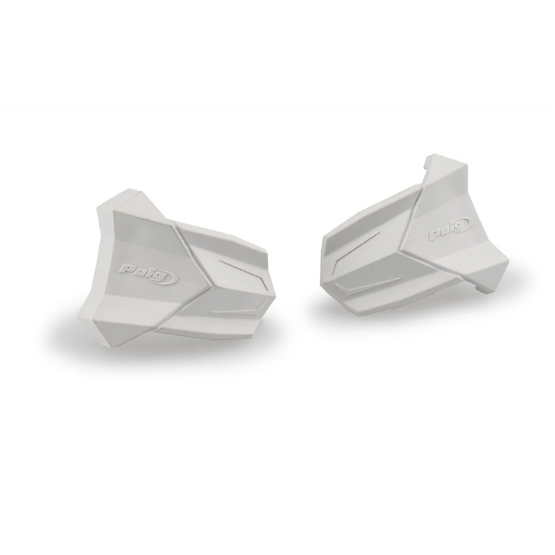 Spare rubber end protector PUIG R19 white