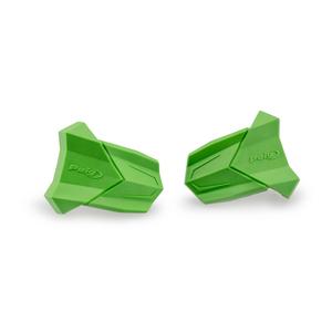 Spare rubber end protector PUIG R19 3148V green