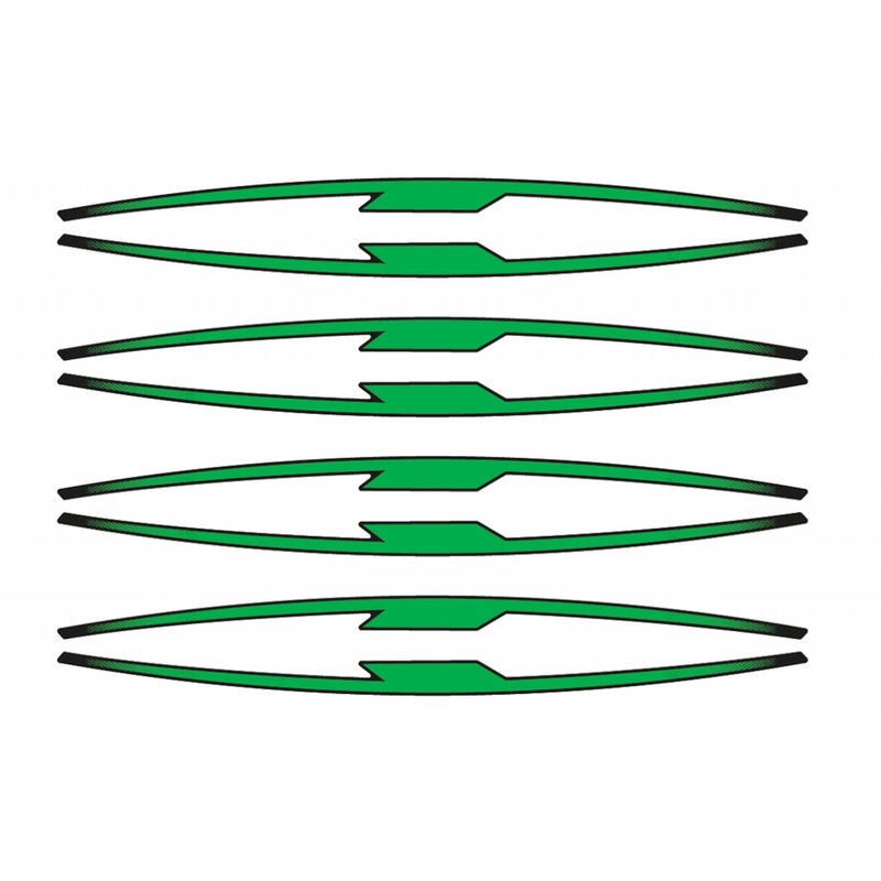 Rim strip PUIG green set of 8 rim strips
