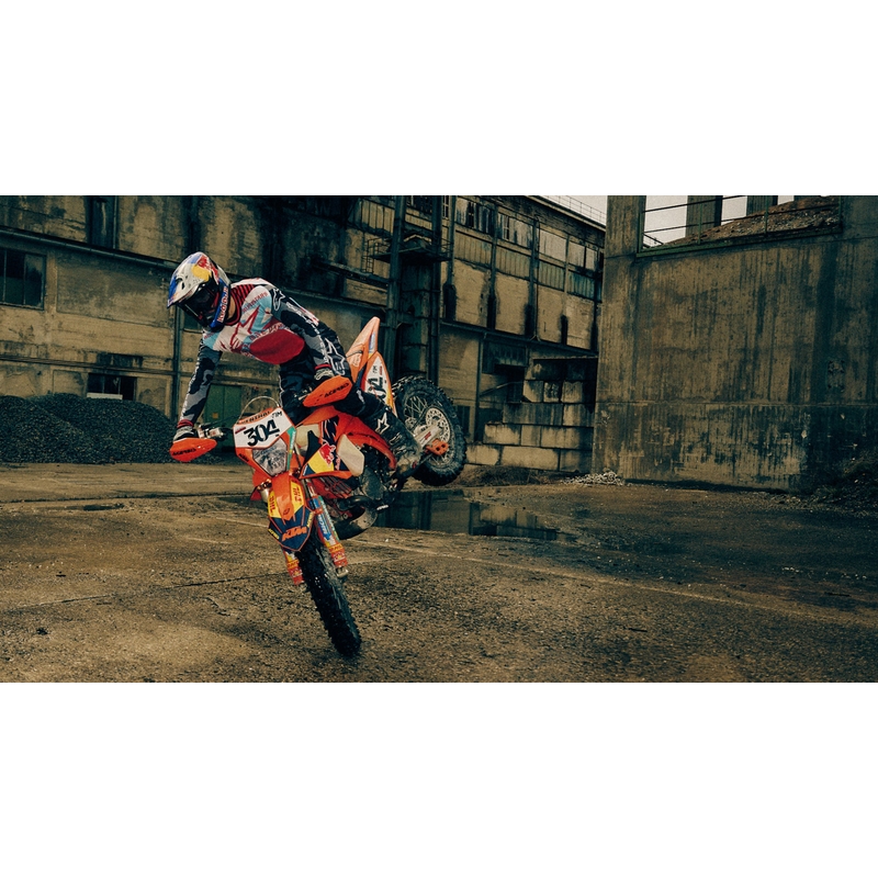 Koszulka motocrossowa Alpinestars Techstar w limitowanej edycji Beast Coast w kolorze szaro-czarno-pomarańczowym