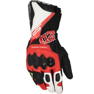 Kolekcja rękawic motocyklowych Alpinestars SP-3 FQ20 w kolorze czarno-fluo czerwono-białym