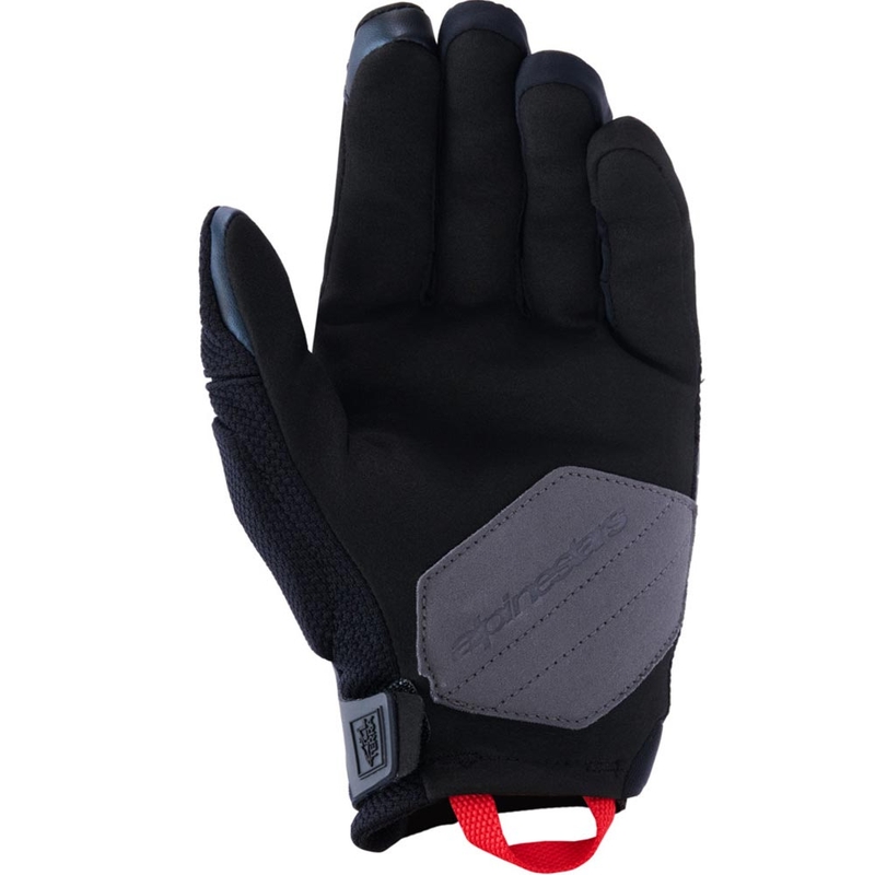 Rękawice motocyklowe Alpinestars Durack ciemnoszaro-czerwone