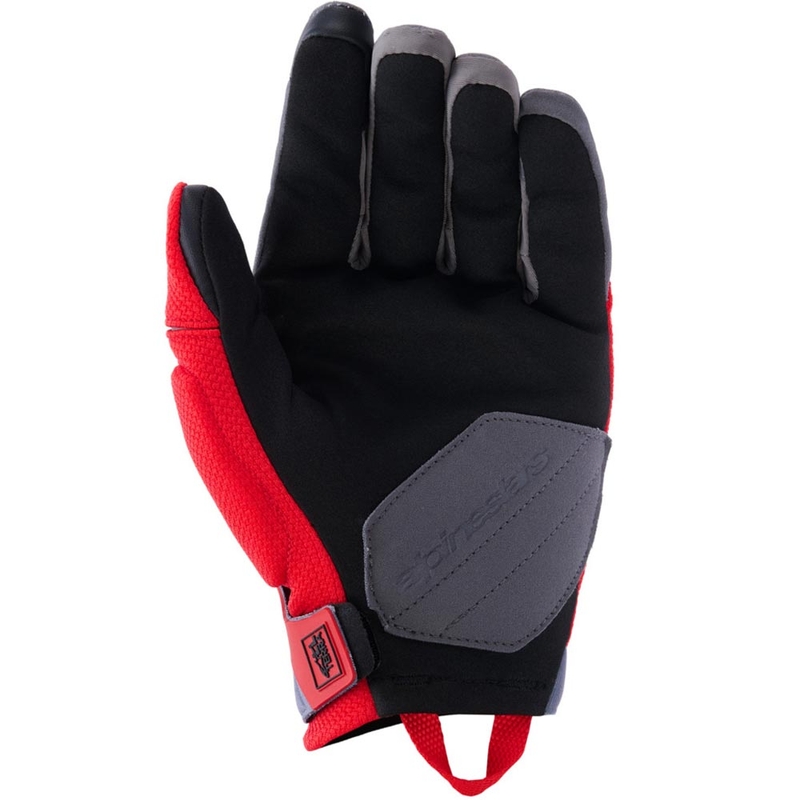 Rękawice motocyklowe Alpinestars Durack czarno-szaro-czerwone