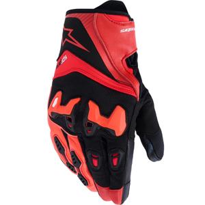Rękawice motocyklowe Alpinestars SP-R PRO czerwono-fluo czerwono-czarne