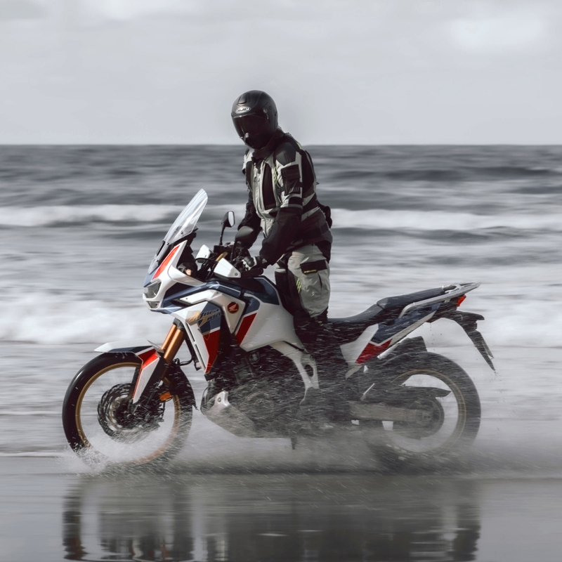 Kurtka motocyklowa Rebelhorn Patrol szaro-czarno-fluo żółta