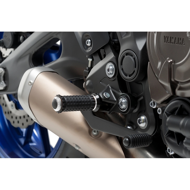 Footpegs without adapters PUIG R-FIGHTER S silver