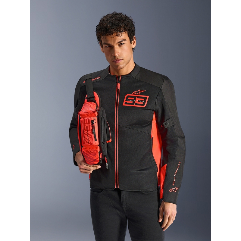 Torba biodrowa ALPINESTARS MM93 kolekcja fluo czerwono-czerwona 2,5 l