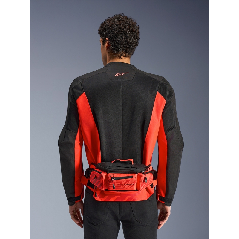 Torba biodrowa ALPINESTARS MM93 kolekcja fluo czerwono-czerwona 2,5 l