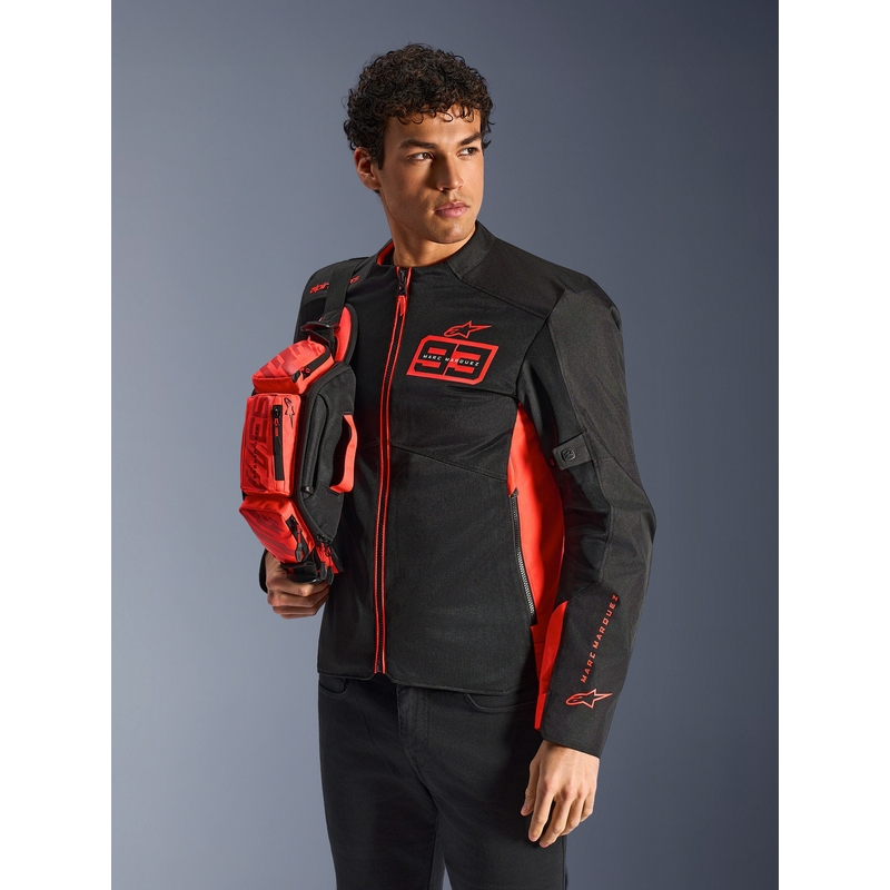 Torba biodrowa ALPINESTARS MM93 kolekcja fluo czerwono-czerwona 2,5 l