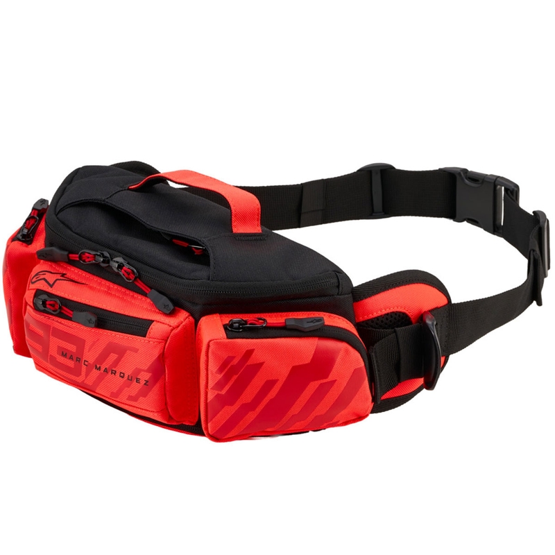 Torba biodrowa ALPINESTARS MM93 kolekcja fluo czerwono-czerwona 2,5 l