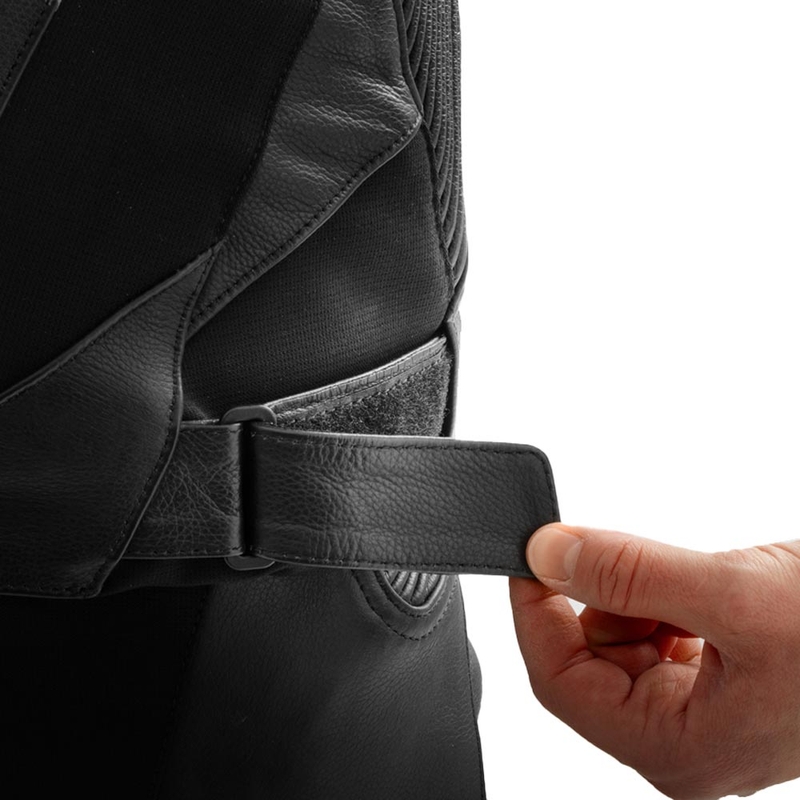 Kurtka motocyklowa skórzana Rebelhorn Inferno czarno-biała