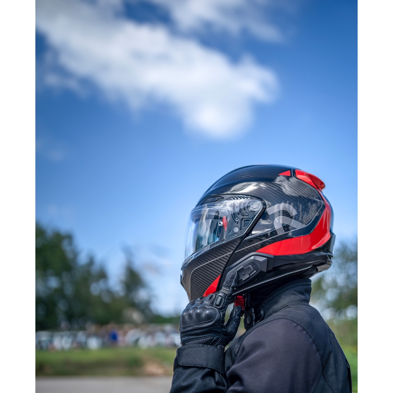 Interkom motocyklowy Cardo HJC Packtalk czarny